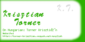 krisztian torner business card